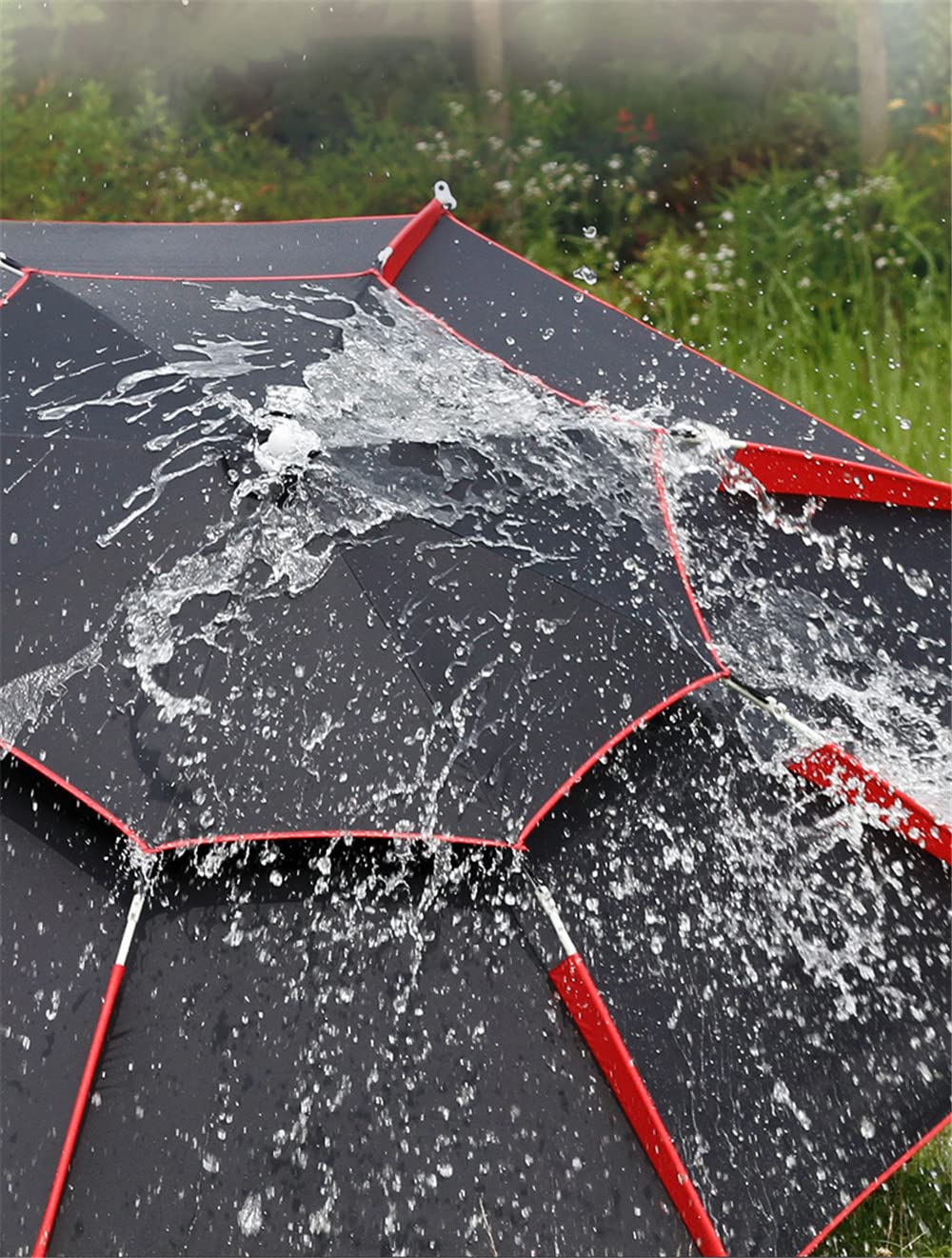 Amazon | パラソル 傘 日傘 UVカット チルト パラソル 折りたたみ 二枚